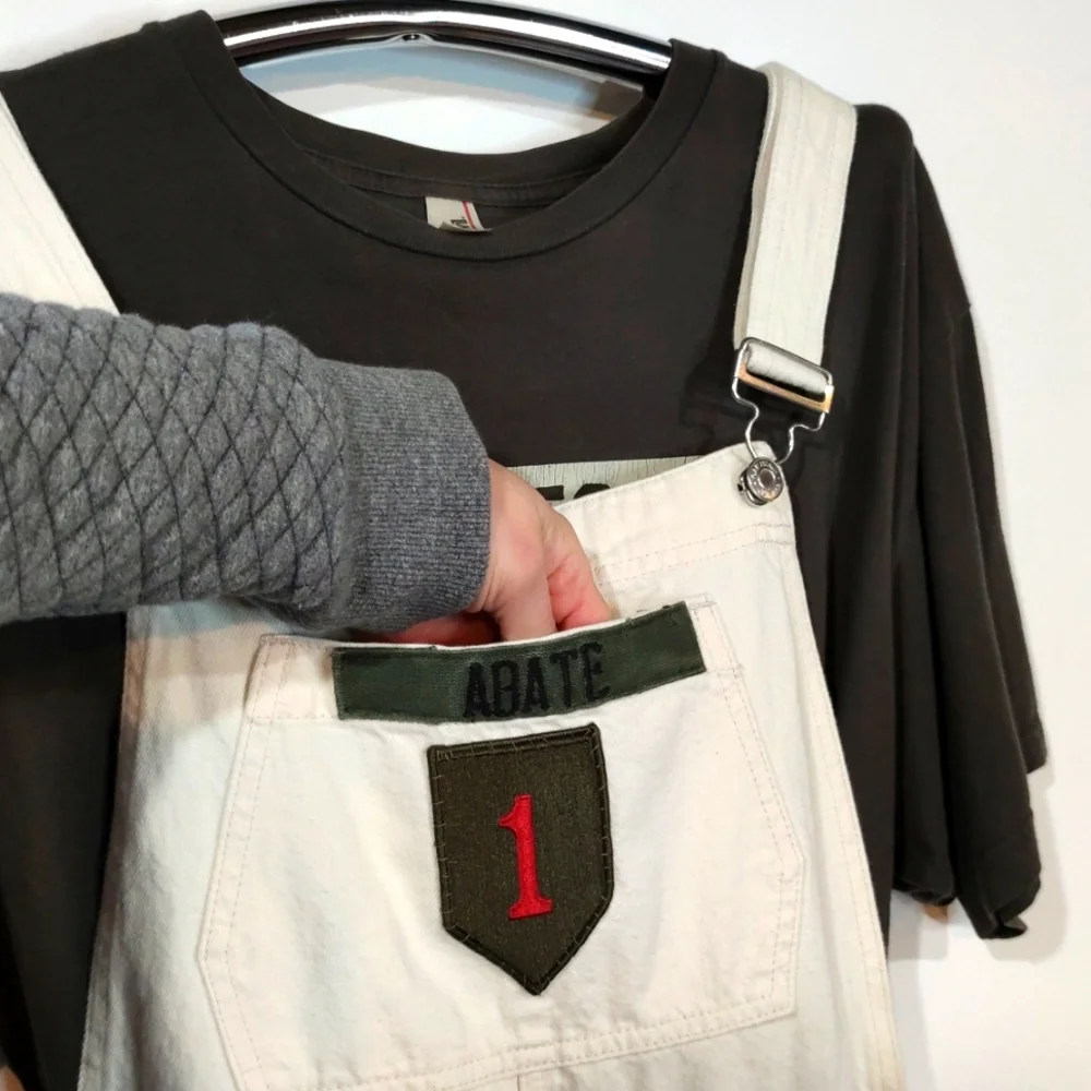 Jumper Gap Denim Dress Overalls Coveralls size Med Pockets Adjustable straps - Picture 5 of 16